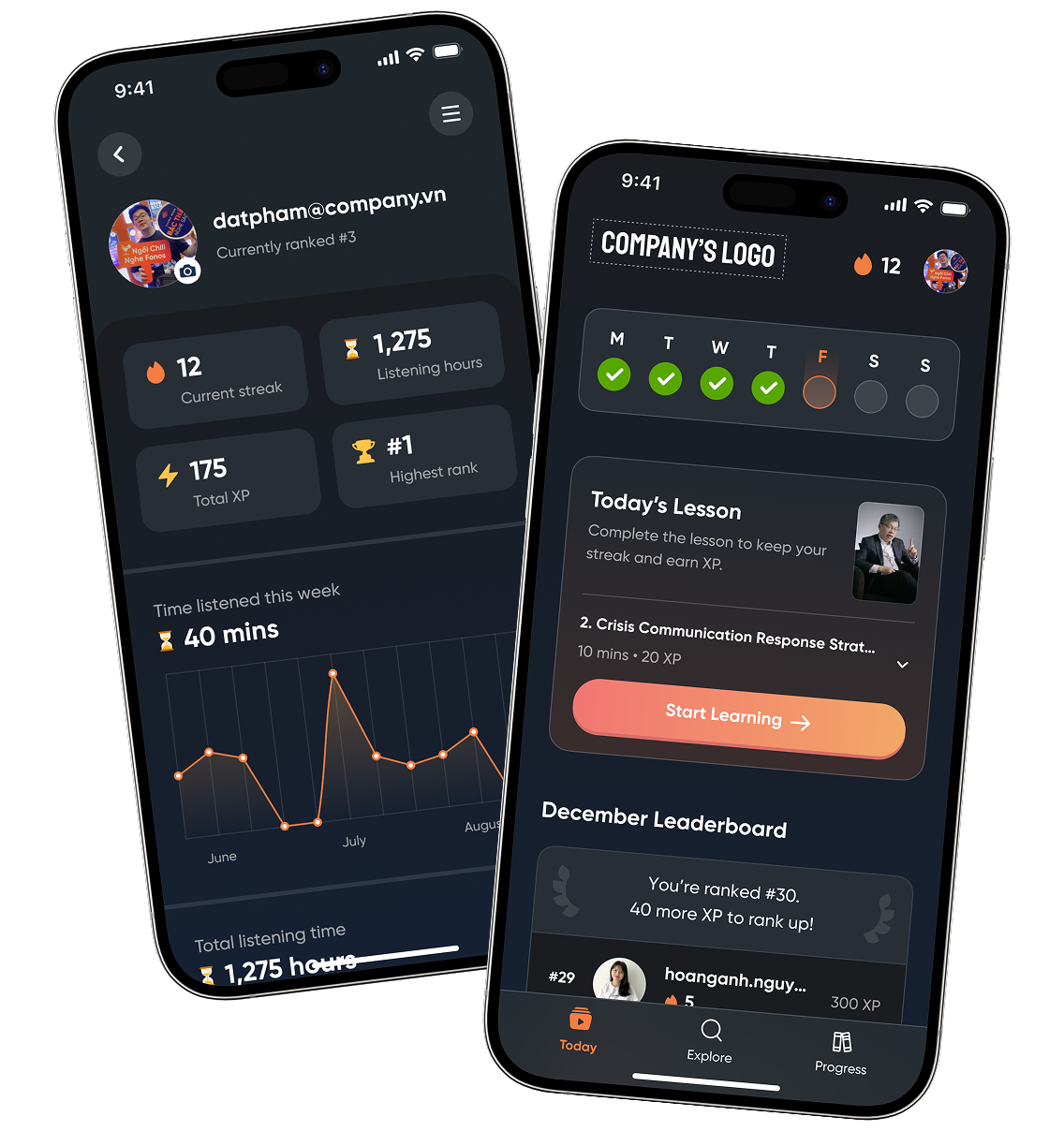 Elevate App Screenshot